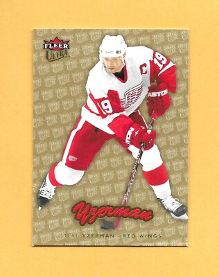 06-07 Fleer Ultra GOLD MEDALLION Card # 75 STEVE YZERMAN DETROIT
