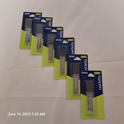 6 pack Mechanical Pencil Lead Refills 144 leads .7 mm Officehub