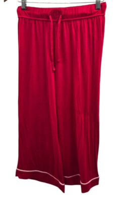Vineyard Vines Pajama Pants XXS Red Comfy Lounge Wide Leg Sleep Soft Comfortable