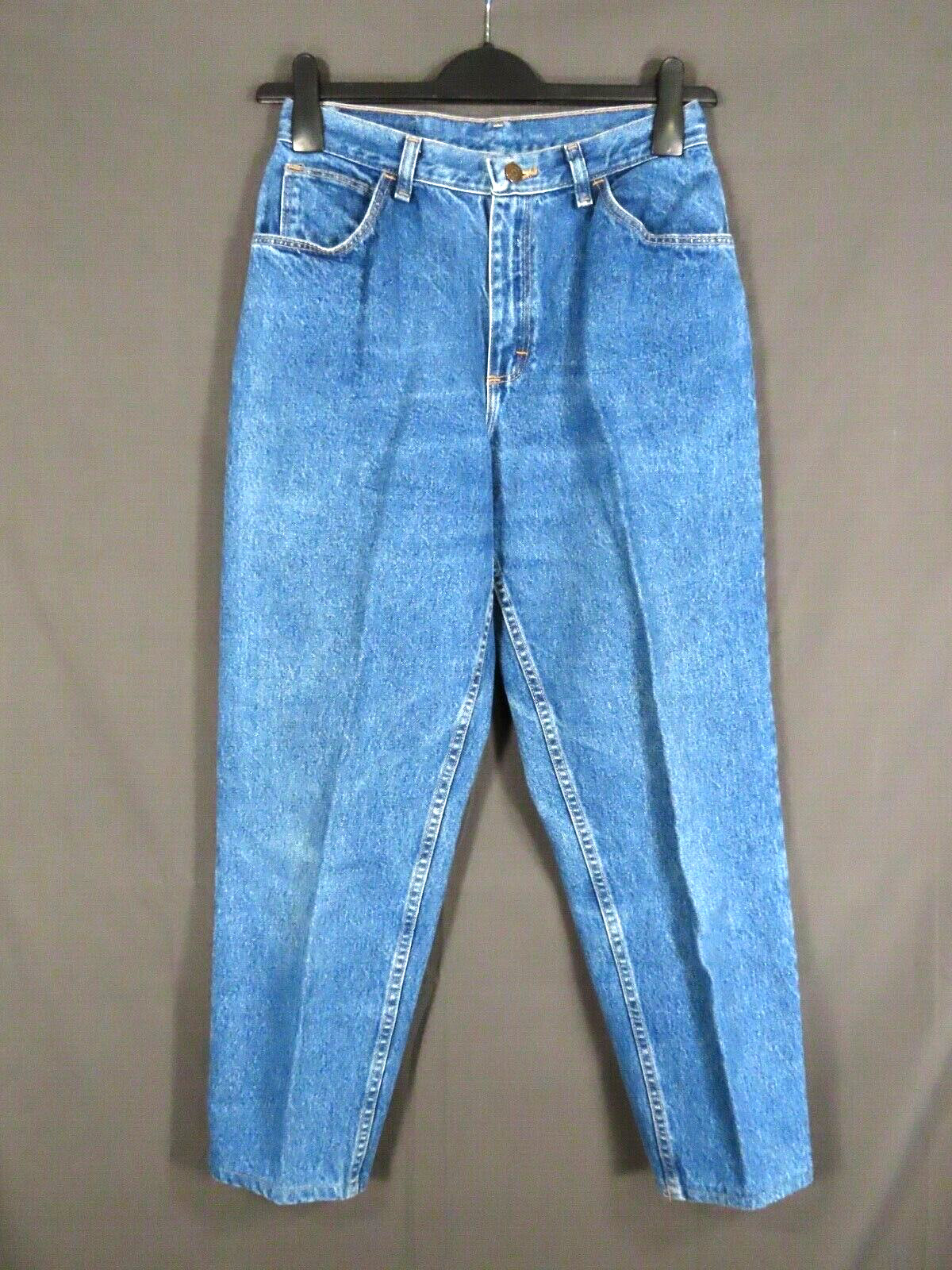 VTG GITANO High Rise RELAXED FIT JEANS Stonewashed HEAVY COTTON Tapered Leg 12-P
