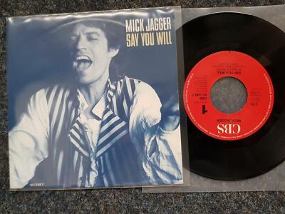 Mick Jagger/ Rolling Stones - Say you will 7'' Single