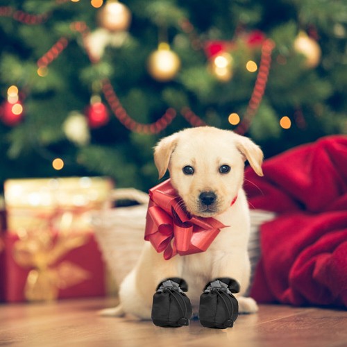 Pet Shoes Breathable Anti-Slip Small Dog Shoes Puppy Boots Paw Protective 4Pcs - Picture 33 of 34
