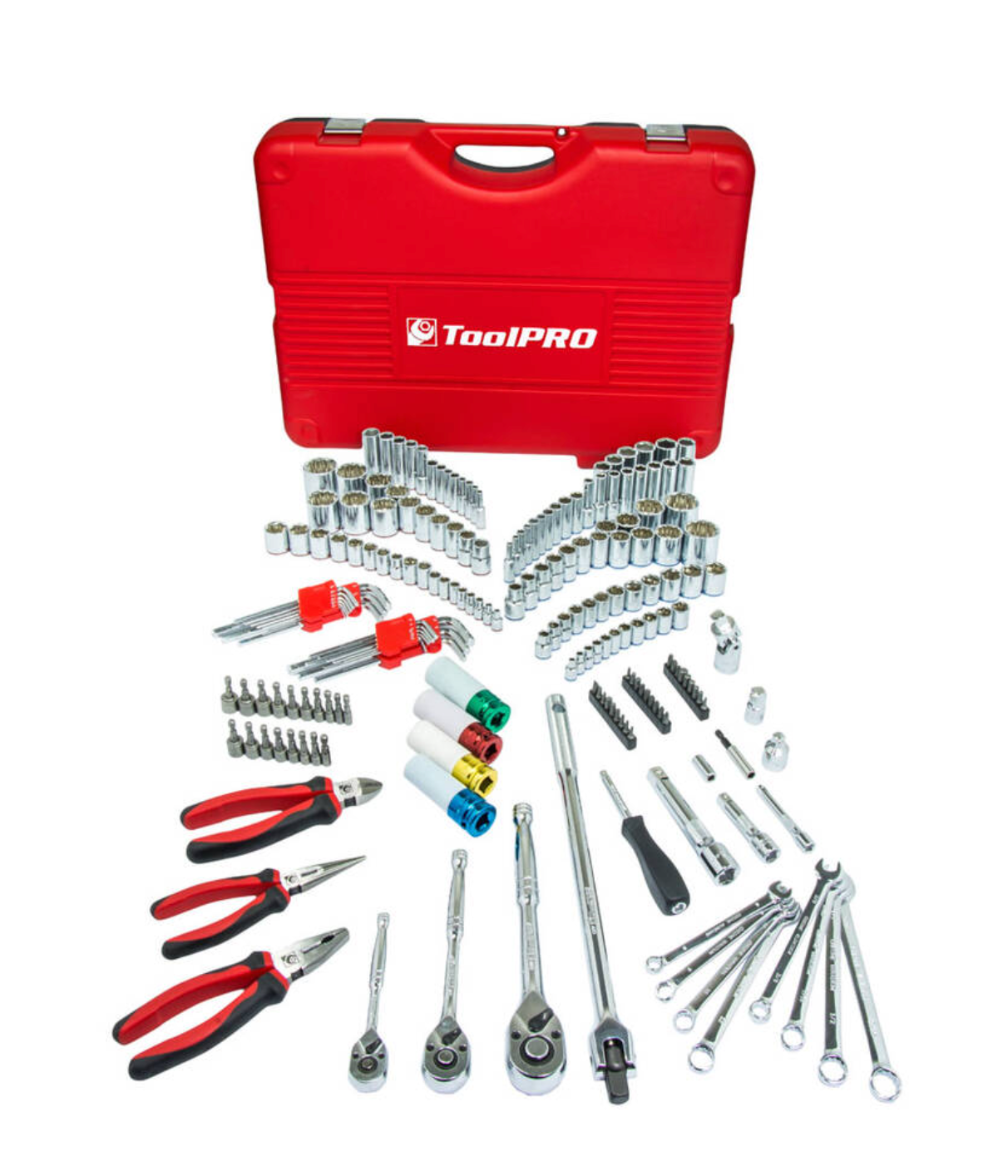 ToolPRO 198Piece Automotive Tool Kit for sale online eBay