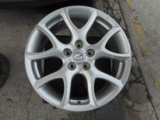 MAZDASPEED 3 WHEEL RIM 2010-2012 18" USED OEM SILVER 9965187580 OW64930A