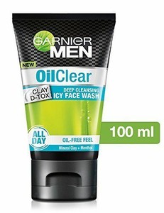 garnier men oil face wash