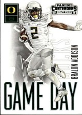 Bralon Addison 2016  Panini Contenders Draft Picks #34 Game Day Tickets Oregon