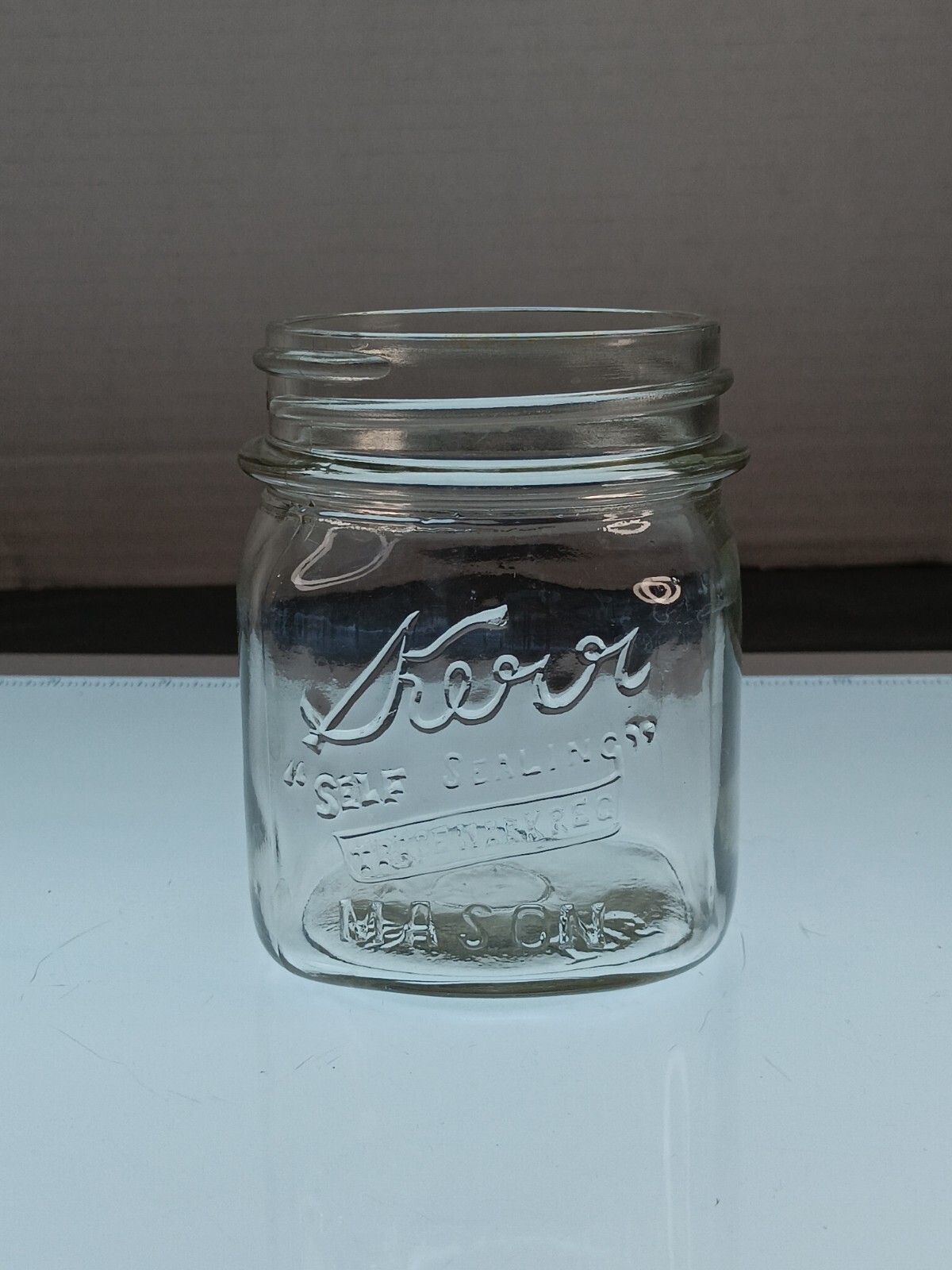 Kerr Self Sealing Mason Jar, Square Body, 1/2 Pint 501 eBay