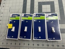 4-pack lot LEVITON 1453 QUIET 3-WAY FLUSH TOGGLE SWITCH SHALLOW BODY 15A White