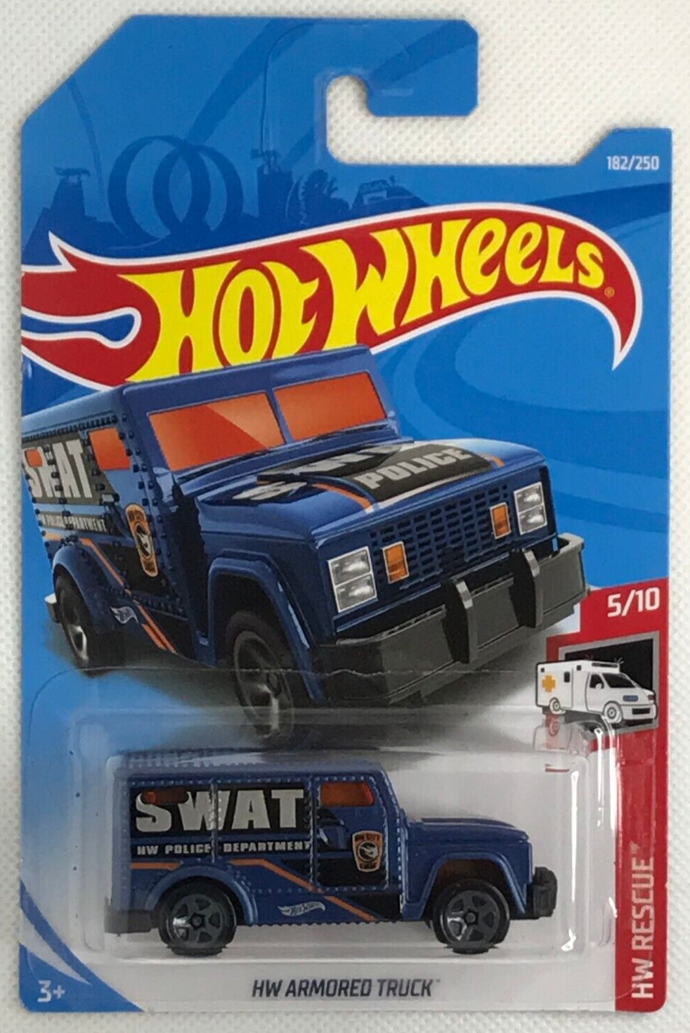 2019 Hot Wheels Treasure Hunts HW Armored Truck Limited Edition #182 Of 250