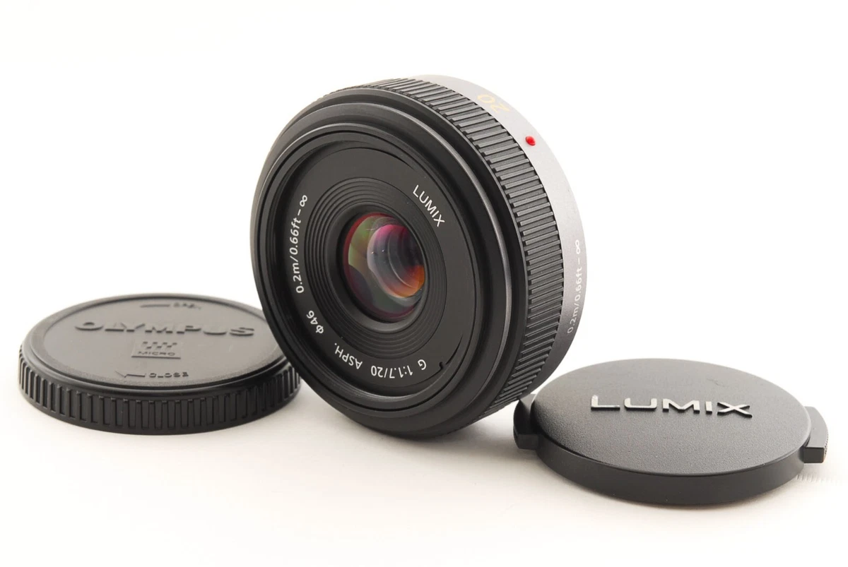 Panasonic H-H020 Lumix G 20mm F1.7 Aspherical G Series Lens [Exc+]