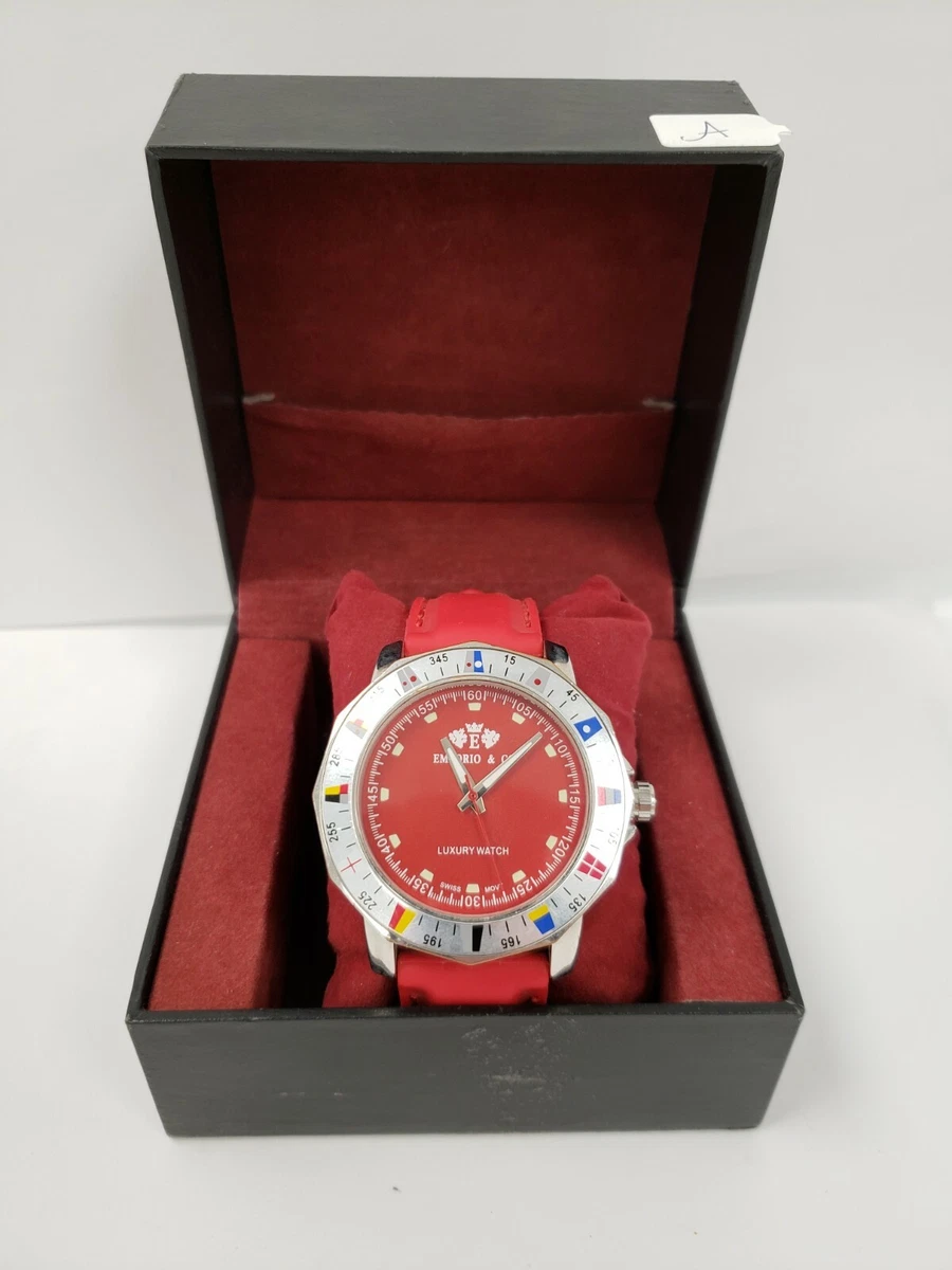 I 449 Emporio Co Watch Red eBay