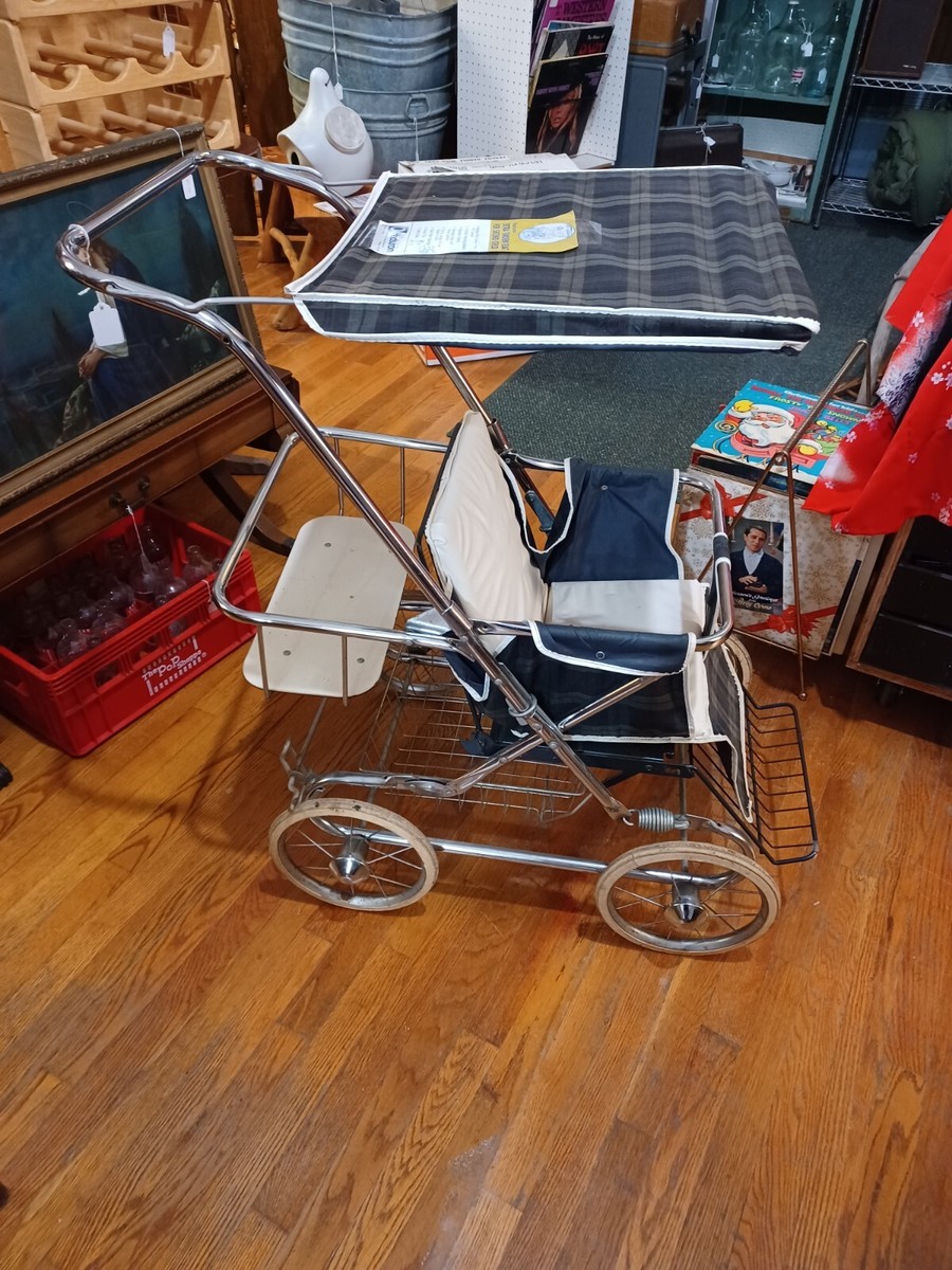 Vintage Adjustable "Hedstrom" Swedish Baby Carriage Buggy Stroller 1970's |  eBay