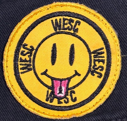 Conspiracy by WeSC Denim Jacket Hardcore Happiness Size XXL Mens Womens 3XL - Picture 3 of 13