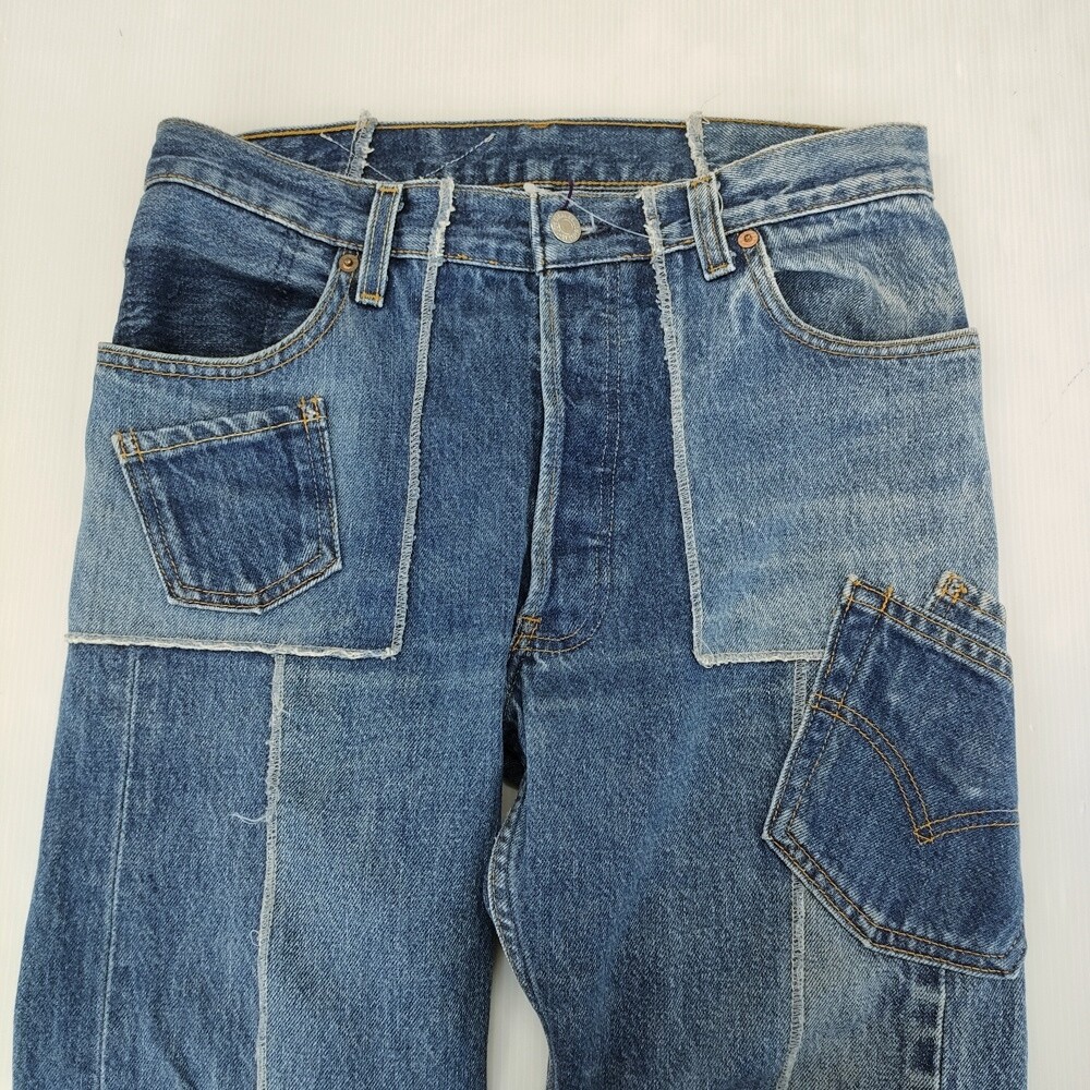 TAKAHIRO MIYASHITA TheSoloist patchwork Levi's remake denim