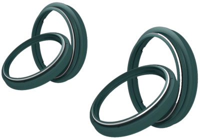 2 SETS for BOTH Fork Legs SKF HD Seals 45mm Green HONDA SUZUKI  TRIUMPH KITG-45S
