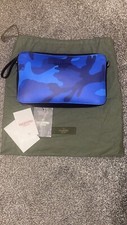 Valentino Garavani Bag Rockstud Men’s Blue Camo 790 RRP Brand New