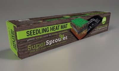 Super Sprouter XXL 21'' x 48'' Seedling Heat Mat - Warms up to four trays at once