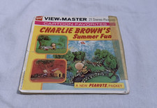 Vintage 1972 VIEW-MASTER B548 CHARLIE BROWN'S Summer Fun 3-Reel With Booklet