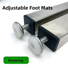 M8 X 50 /M8 X 100 Adjustable Foot Mats With Nuts Pipe Plug Furniture Tube Cover
