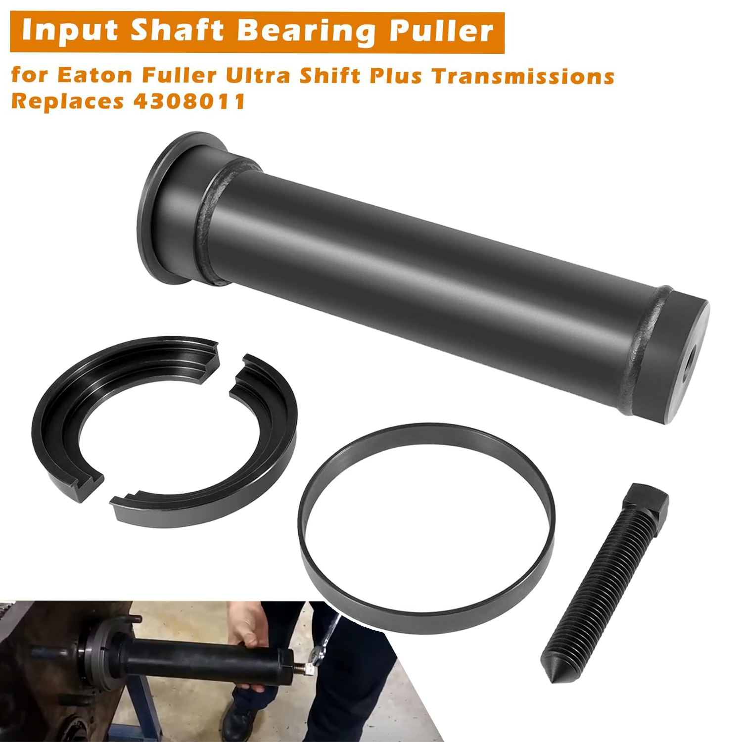 Eaton Fuller Input Shaft Bearing Puller Kit for 1-3/4 & 2-Inch Shafts