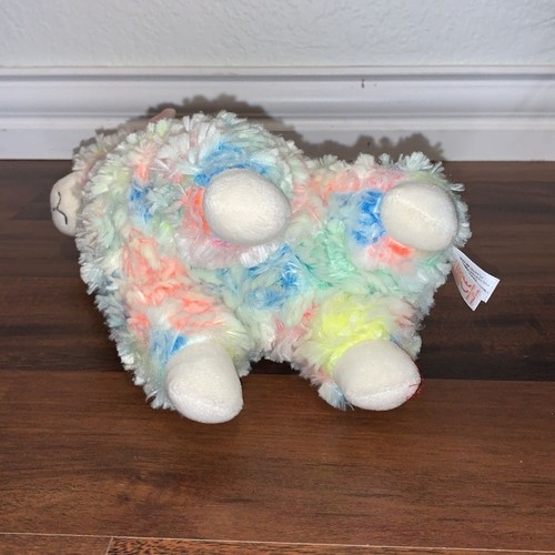 "Ty Beanie Baby Lola The Rainbow Llama peluche animal juguete 12""" - Imagen 6 de 9