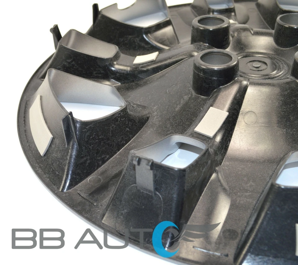 4 NUEVOS Tapacubos Plateados 16" Tapacubos Llanta Cubiertas para Nissan Sentra 2010-2012  Foto 3 de 4