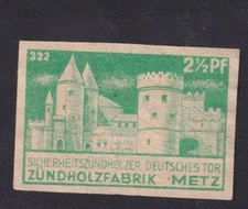Old Matching Label France BN182926 Germany Metz Chateau 13