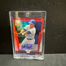 2002 Donruss Elite Carlos Beltran Passing The Torch Autograph #18/100
