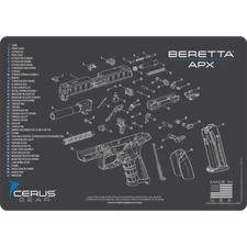 For Beretta APX Armorers Cleaning Bench Mat Cerus Gear PREMIUM Made In USA 