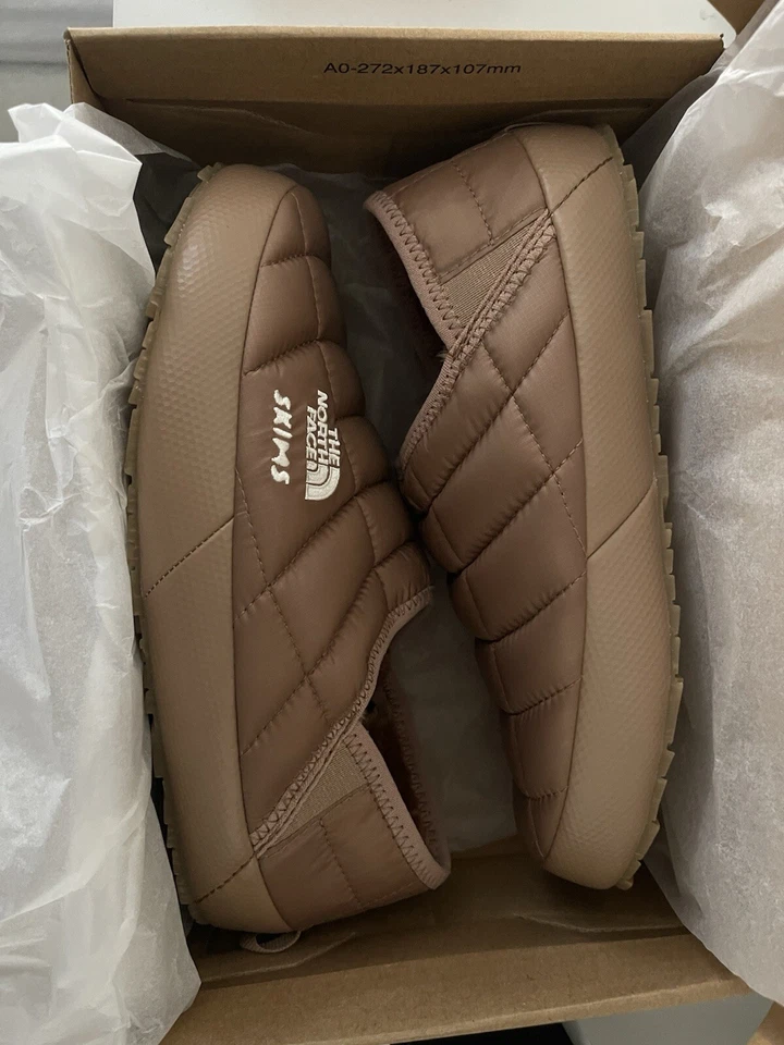 SKIMS North Face Mule Thermoball Traction Loafers Sienna IN HAND Size 7 Women’s