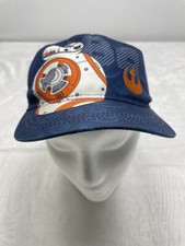 Disney Star Wars BB 8 Hat Cap Youth Adjustable Stretch Back Blue Droid Astromech