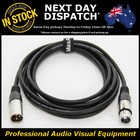 3 Metre XLR Pro QUALITY Male to Female M-F Microphone Mic Cable Lead Cord PA 3M