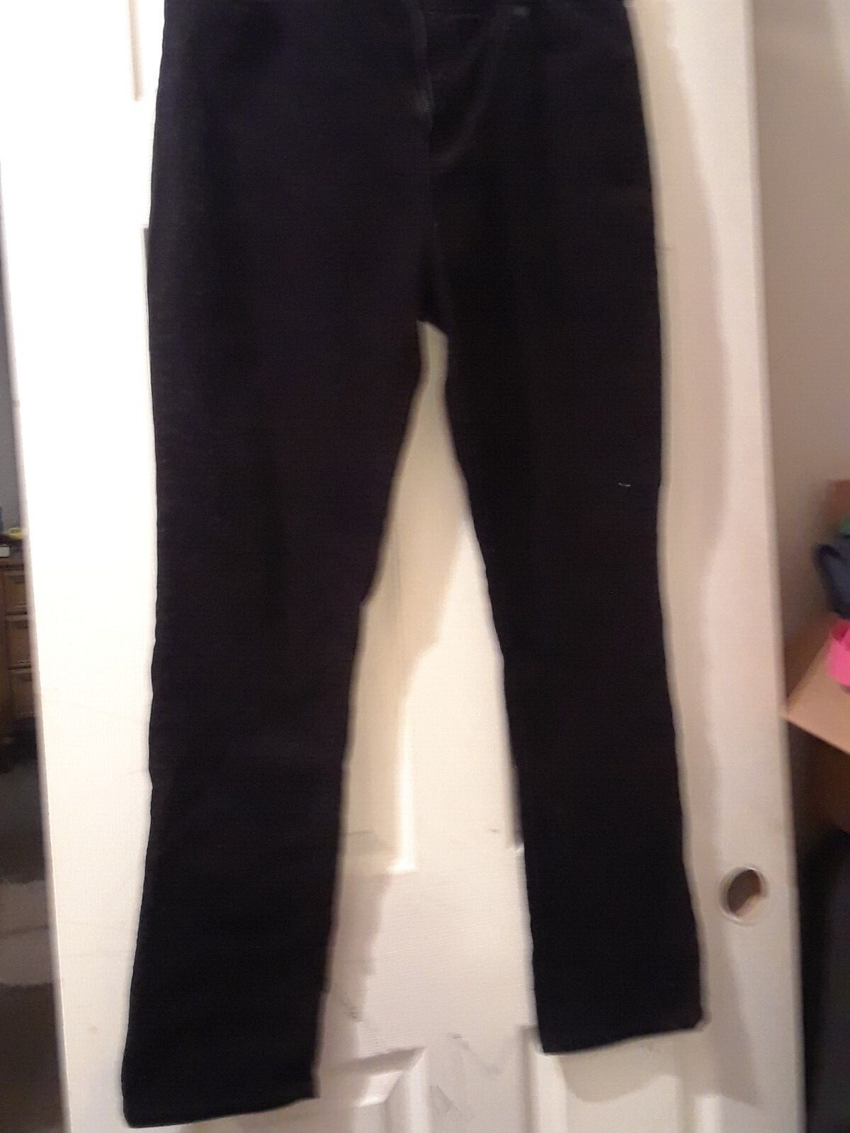 New LANDS' END BLACK Midrise CORDUROY CORDS JEANS sz.14. eBay