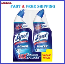 Lysol Power Toilet Bowl Cleaner 24 Oz 2-Pack 48 Oz