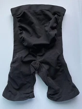 SKIMS MATERNITY SCULPTING SHORT MID THIGH BOTTOMS IN BLACK L/XL NWOT