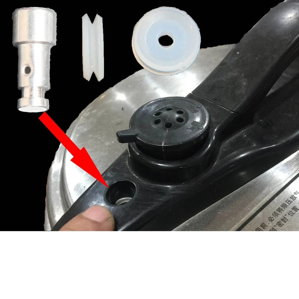 8 Quart Pressure Cooker Silicone Sealing Ring Rubber Gasket Set Universal Flo...