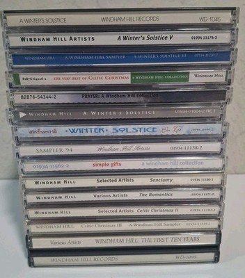 Lot Of 14 Windham Hill CDs Various Artists Compilations B530