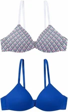 Hanes Girl's 2-Pack Molded Wirefree Bra