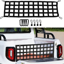 UK 60''X18'' Heavy Duty Cargo Net Tailgate Net for Full Size Truck Pickup Bed