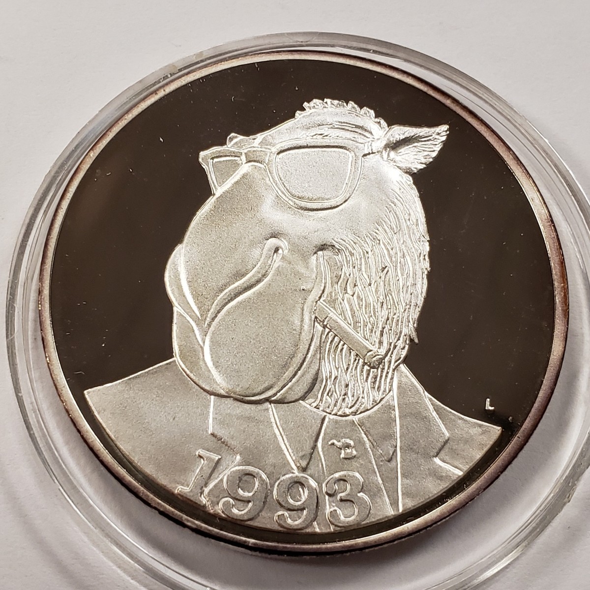 1 oz .999 Silver Round - 1913-1993 Joe Camel Advertising - SKU