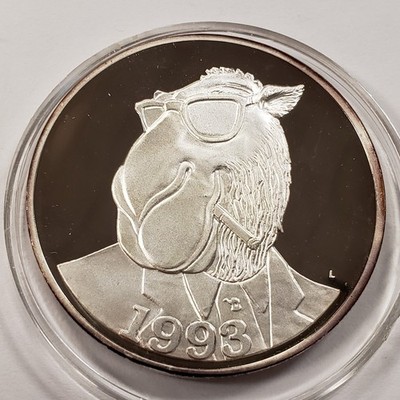 1 oz .999 Silver Round - 1913-1993 Joe Camel Advertising - SKU