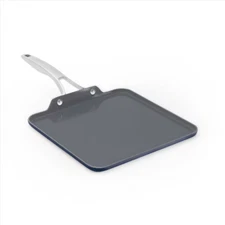 Calphalon Premier Ceramic Square Griddle Midnight: Nonstick Grill & 