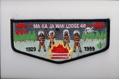 Lodge 40 Ma-Ka-Ja-Wan OA flap (SG) (F)