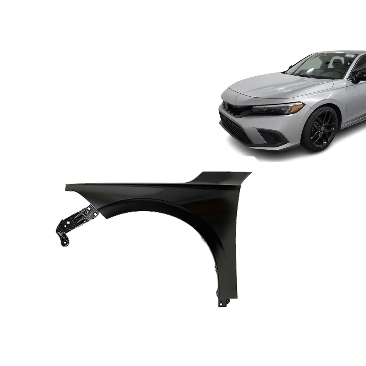 For 2022-2023 Honda Civic Primed Fender (Left Driver Side LH)