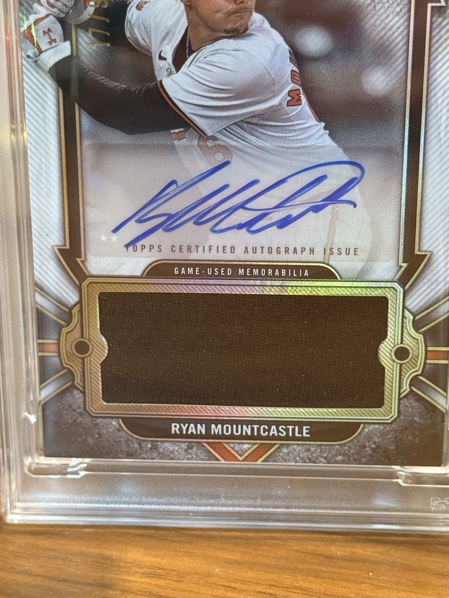 2024 Topps Triple Threads Ryan Mountcastle Auto Jumbo Patch/99 PSA