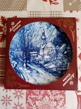 Seltmann Weiden Wandteller  Weihnachten 1983 Winter in der Ramsau