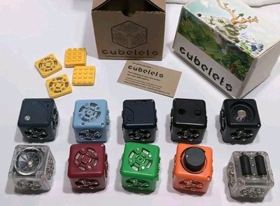 Modular Robotics Cubelets Robot Blocks KT06 Mixed Lot Of 10 + 4 Bricks STEM 2012