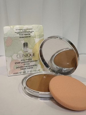 Clinique Stay-Matte Sheer Pressed Powder Oil-Free 0.27oz/7.6 (Choose Your Shade)