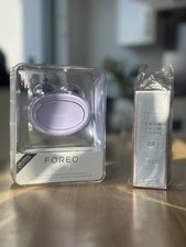 FOREO Total Facelift Bundle Bear 2 Advanced Microcurrent Facial Device w/ Serum