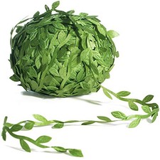 265 Ft Leaf Ribbon, Artificial Vines Leaves String Trim Ribbon Wild Jungle